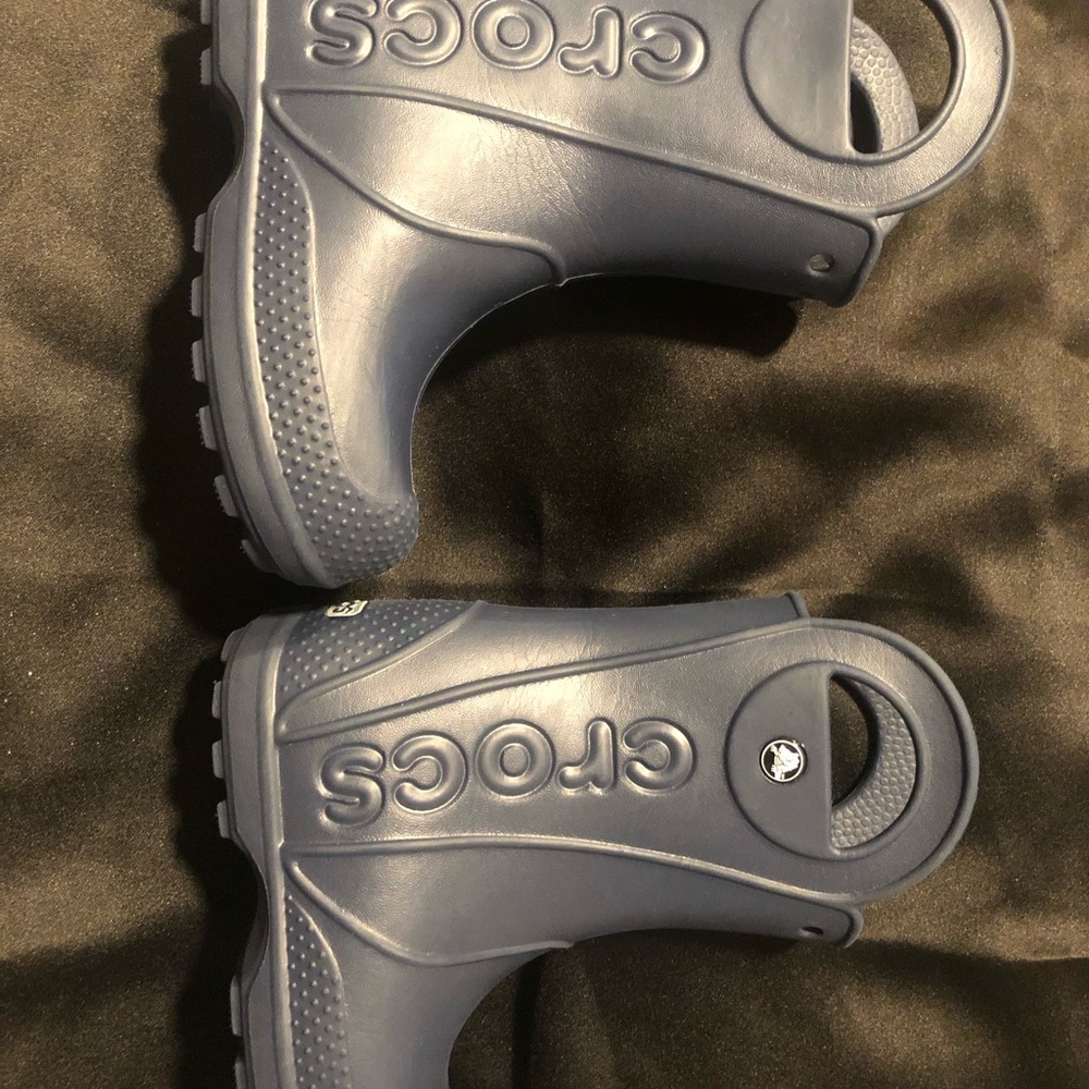 CROCS Kids Navy Rain Boots